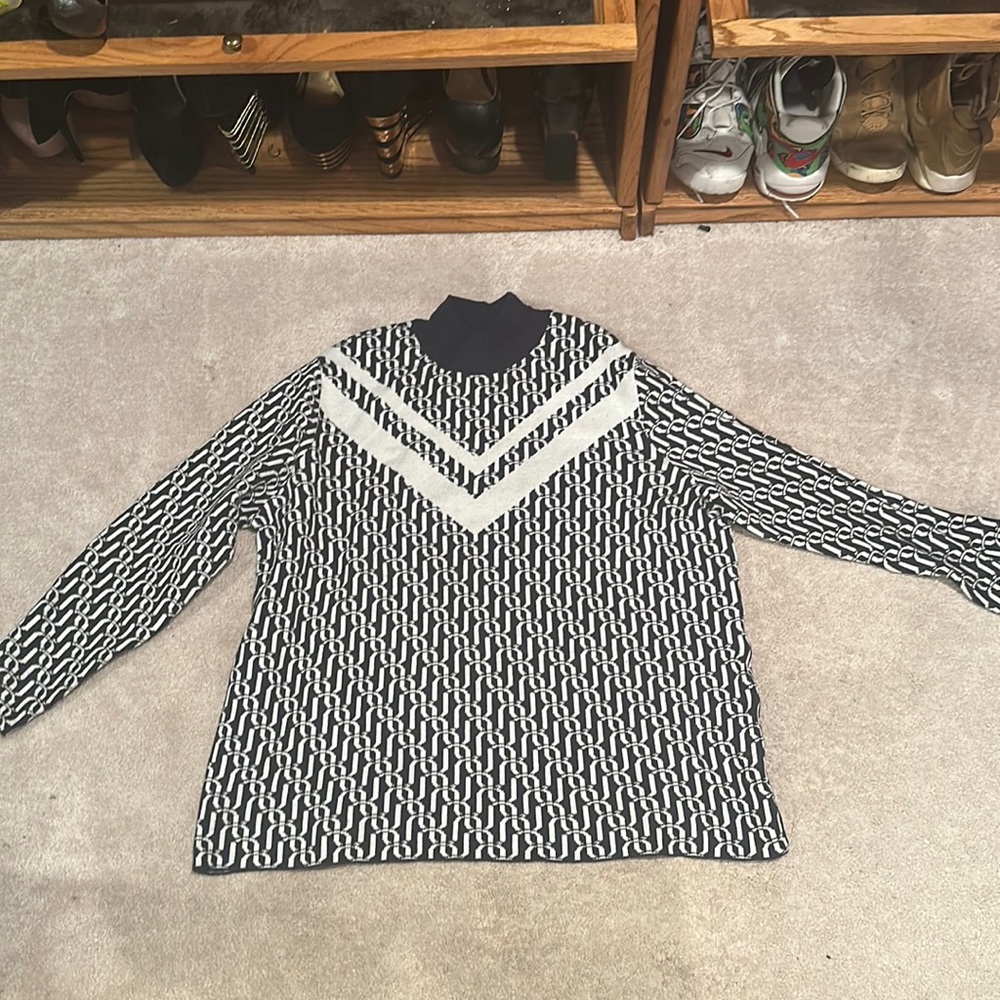 Navy blue nautical pullover women’s xxl